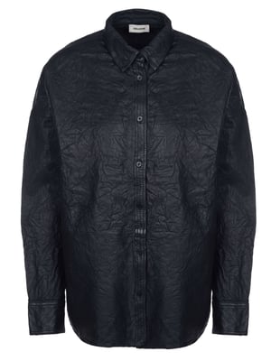 Blusa Zadig & Voltaire TAMARA CUIR FROISSE negro