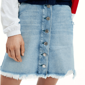 Falda vaquera acampanada de Tommy Jeans para mujer