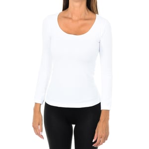 Camiseta manga larga Dakota cuello redondo 210397 mujer