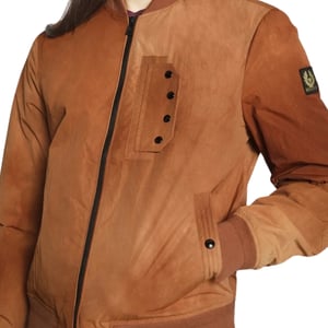 Chaqueta bomber marron ambar parametro de Belstaff