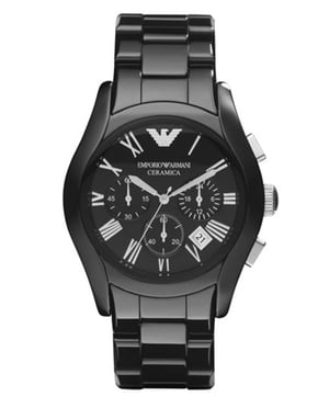 Emporio Armani Reloj cronógrafo de cerámica para hombre AR1400