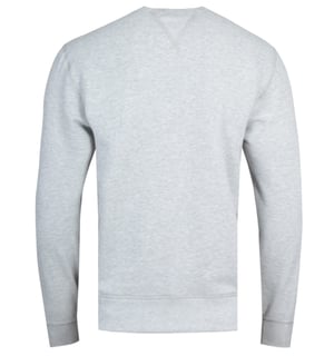 Sudadera de Forro Polar Gris Melange con Logo de Polo Ralph Lauren
