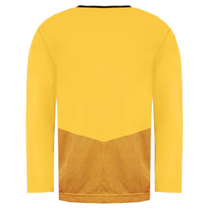 Puma V5.08 Camisa de fútbol de masa amarilla de la tripulación de manga larga 700472 07