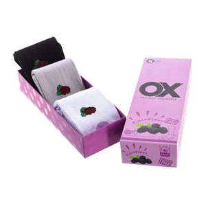 Pack de 6 calcetines bajos OX con aromas frescos talla única 36-41