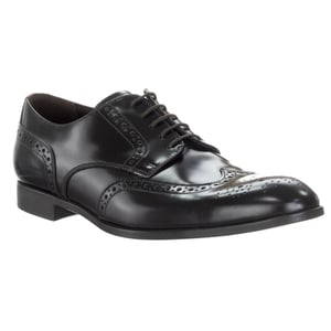 Emporio Armani zapatos negros para hombres formales