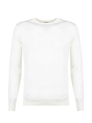Xagon Man Suéter C-neck del hombre cremoso