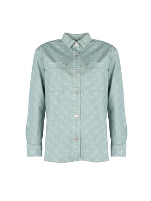 Guess Camisa Tosca de mujer verde