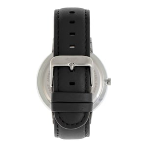 Simplifique el reloj con correa de cuero 6500