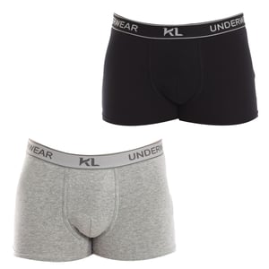 Pack-2 Boxers de tejido transpirable con frontal anatómico KL2014 hombre