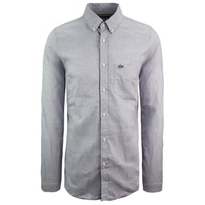 Lacoste Woven Slim Fit Mens Blue/White Whish