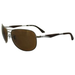 Gafas de sol Ray-Ban 3519 029/83 Gunmetal Marrón polarizadas 59 mm
