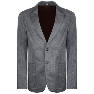 Emporio Armani Exclusivo Hombre Gris Impreso Blazer