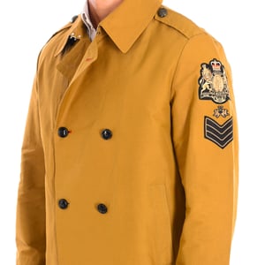 Chaqueta con corte regular y cuello con solapa TMOE30-TW397 hombre