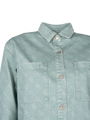 Guess Camisa Tosca de mujer verde