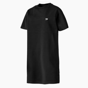 Vestido de camiseta del centro de Puma Womens Top informal Black 595693 01