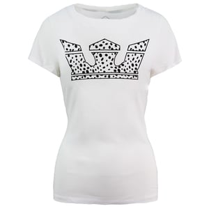 Supra White Crown Slewe Short Trew Crew Camiseta para mujer 192232 163