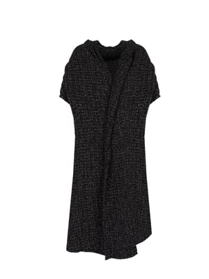 La Haine Inside Us Cárdigan Asymmetric de mujer negro