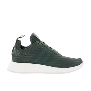 Adidas nmd_r2 primeknit entrenadores verdes para mujeres