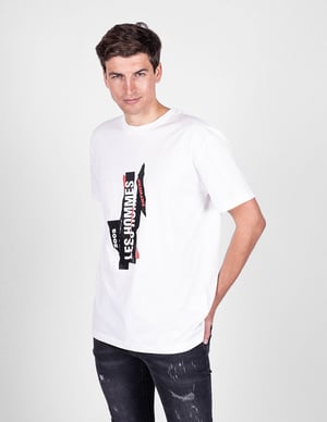 Les Hommes Camiseta Logo Hombre Blanco