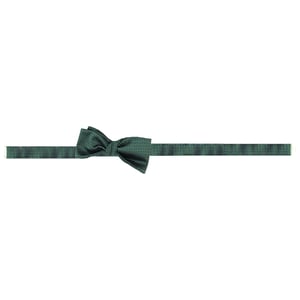Hackett London Corbatas de Lazo de Seda Impresa para Hombre Verde Oscuro