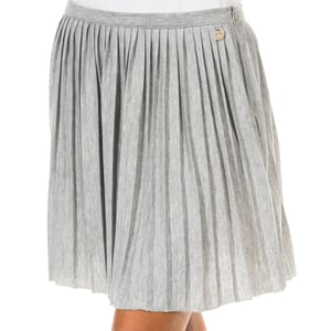 Falda Plisada con cremallera lateral 70DGC0247 mujer
