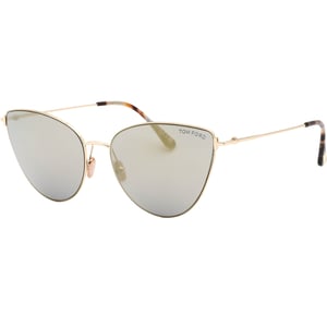 Tom Ford FT1005 28B Anais-02 Gafas de sol en oro rosa brillante