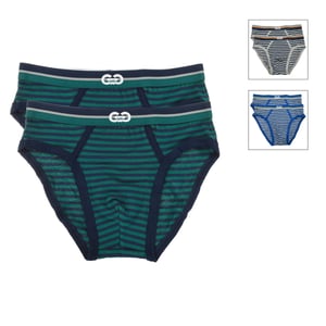 Pack-6 Slips tejido transpirable con frontal anatómico LP1002 niño