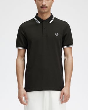 Polo de Hombre Fred Perry con Detalle Bicolor NOS