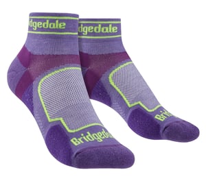Bridgedale - Womens Running Ultralight Sport Low Socks - Morado