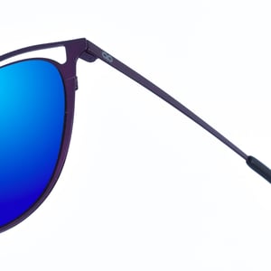 Gafas de sol de metal con forma ovalada Clarinha mujer