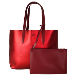 Lacoste Anna Bolso Tote Reversible Rojo Mujer
