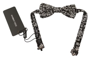 Corbata de moño ajustable Papillon de flores multicolores para hombre de Dolce & Gabbana