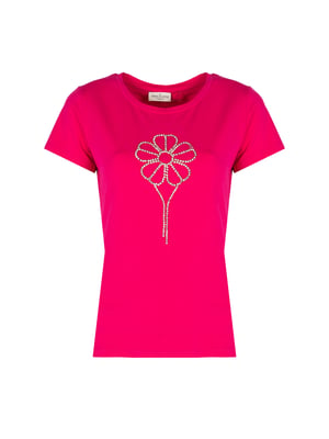 Rebel Queen by Liu Jo T-Shirt de mujer rosado