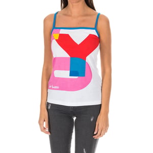 Top de tirantes finos cuello ovalado ADM0105 mujer