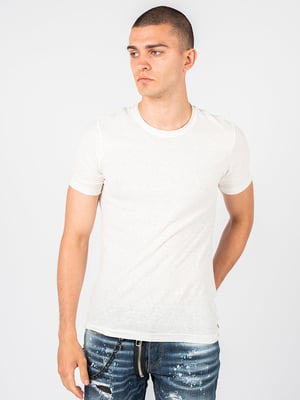 Xagon Man Camiseta Lino Hombre Off-White
