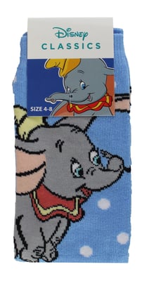 Calcetines Disney Dumbo | Casual Lindo Diseño de Personaje Divertidos Calcetines Novedad - Dumbo