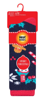 HEAT HOLDERS LITE - Calcetines térmicos de Navidad para hombre y mujer