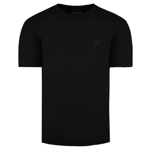 Supra x Heidi Klum Cochs Camiseta de hombre de la tripulación de manga corta Camiseta de hombre negro 101901 008