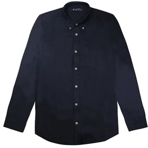 Ben Sherman Mens Navy Oxford Camisa
