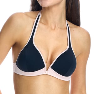 Sujetador de bikini halter sin aros W240805 mujer
