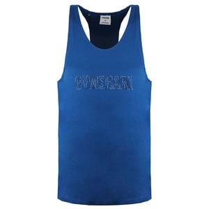 Gymshark Outline Logo Graphic Stringer para hombre Talamonía verde azulado