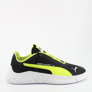 Puma Replicat-X Circuito negro sintético para hombres entrenadores de encaje 306460 04