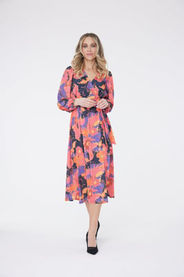 Vestido estampado floral Bella