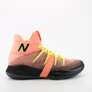 New Balance Omn1s Orange Textile Textil Lace Up Basketball Entrenadores de baloncesto BBOMNXA2