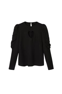 Blusa de Mujer Desigual en Negro
