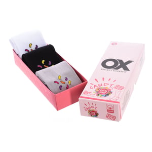 Pack de 6 calcetines bajos OX con aromas frescos talla única 36-41