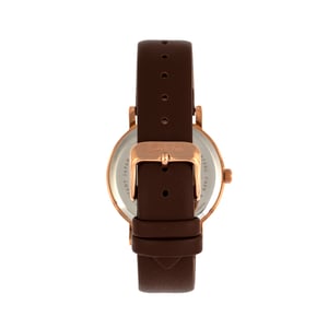 Reloj con correa de cuero Budapest de Sophie y Freda