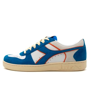Zapatillas Diadora Magic Basketball Low Ante Cuero Royal/Blanco