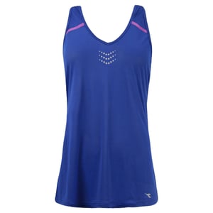 Diadora Sportswear chaleco de la marina para mujeres