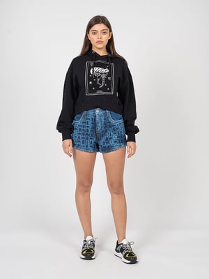 Pinko Bermudas Creativa de mujer azul oscuro